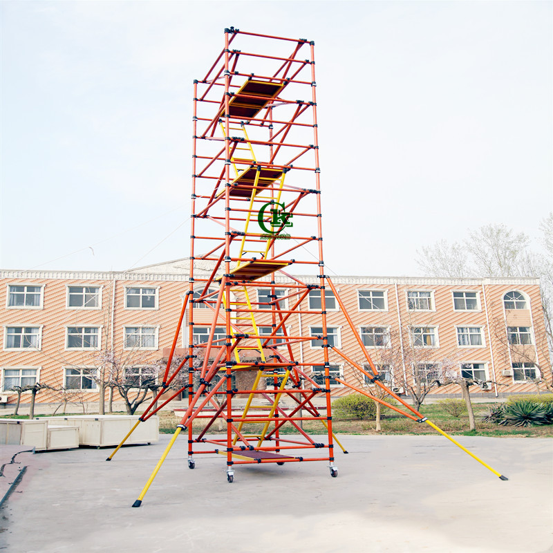 绝缘移动平台 登高台 2-17米绝缘脚手架 电力施工检修架检修平台