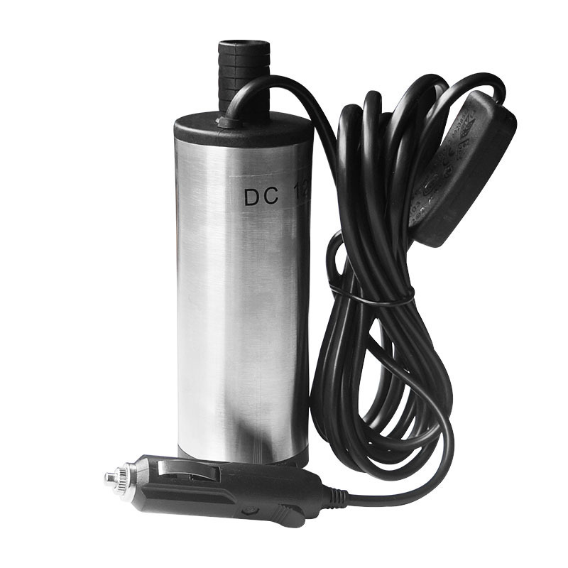 抽油泵柴油抽水泵12v电动小型自吸泵24伏点烟器加油枪抽油机