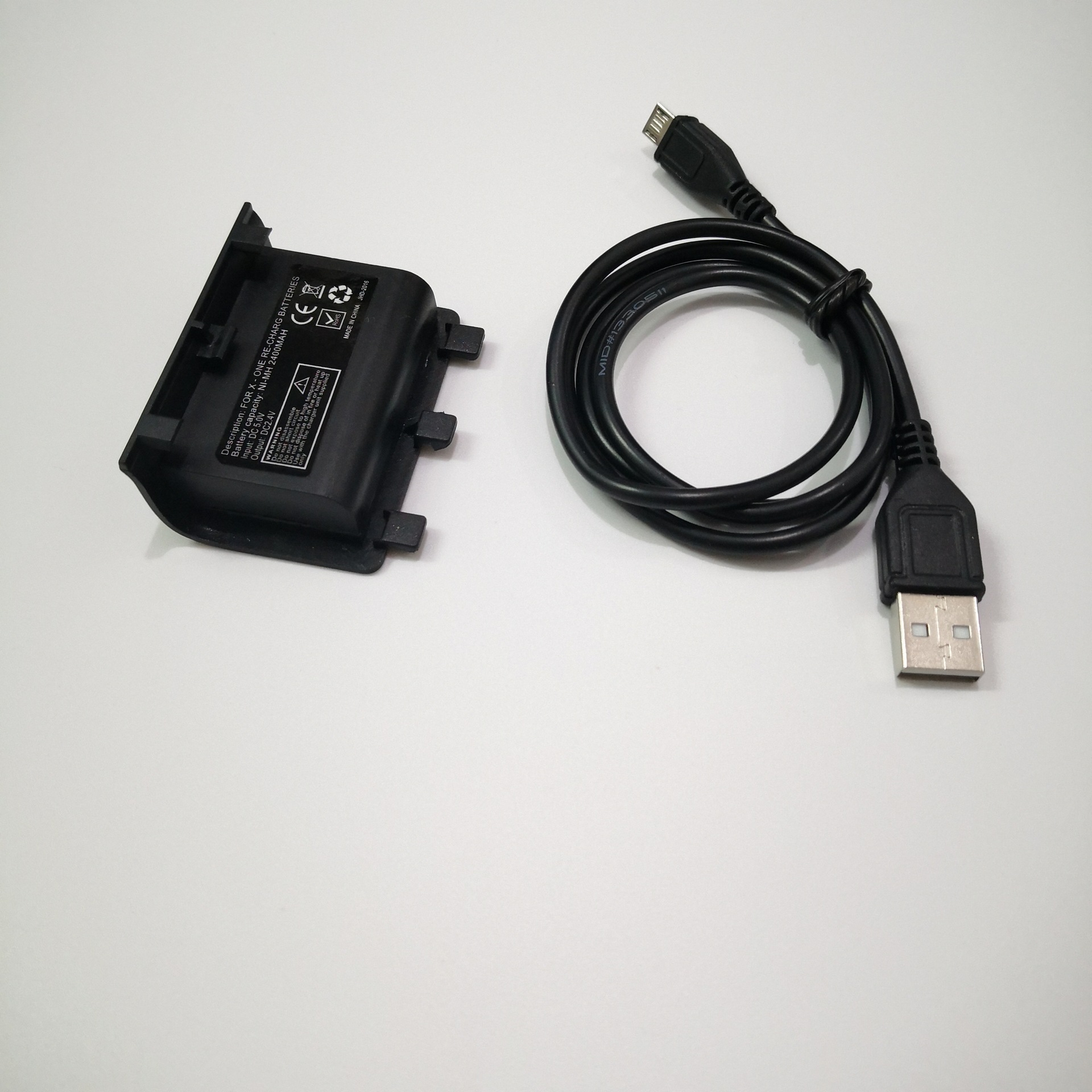 适用于xbox one手柄电池 xboxone 2400mah手柄电池 usb充电线套装