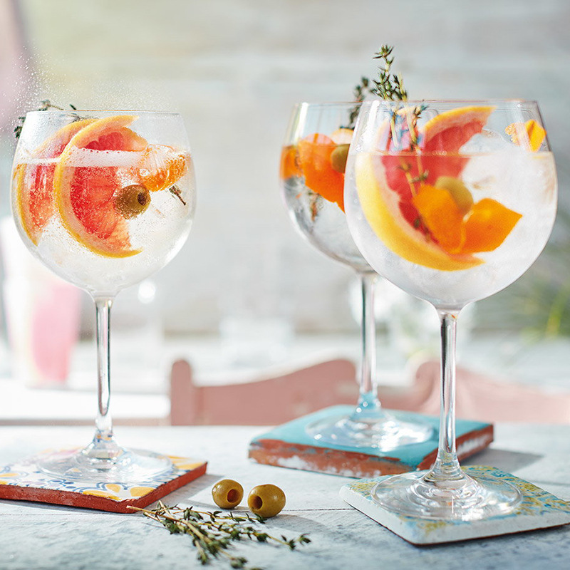 无铅水晶高脚杯金汤力酒杯女士特饮杯个性创意鸡尾酒杯 gin tonic