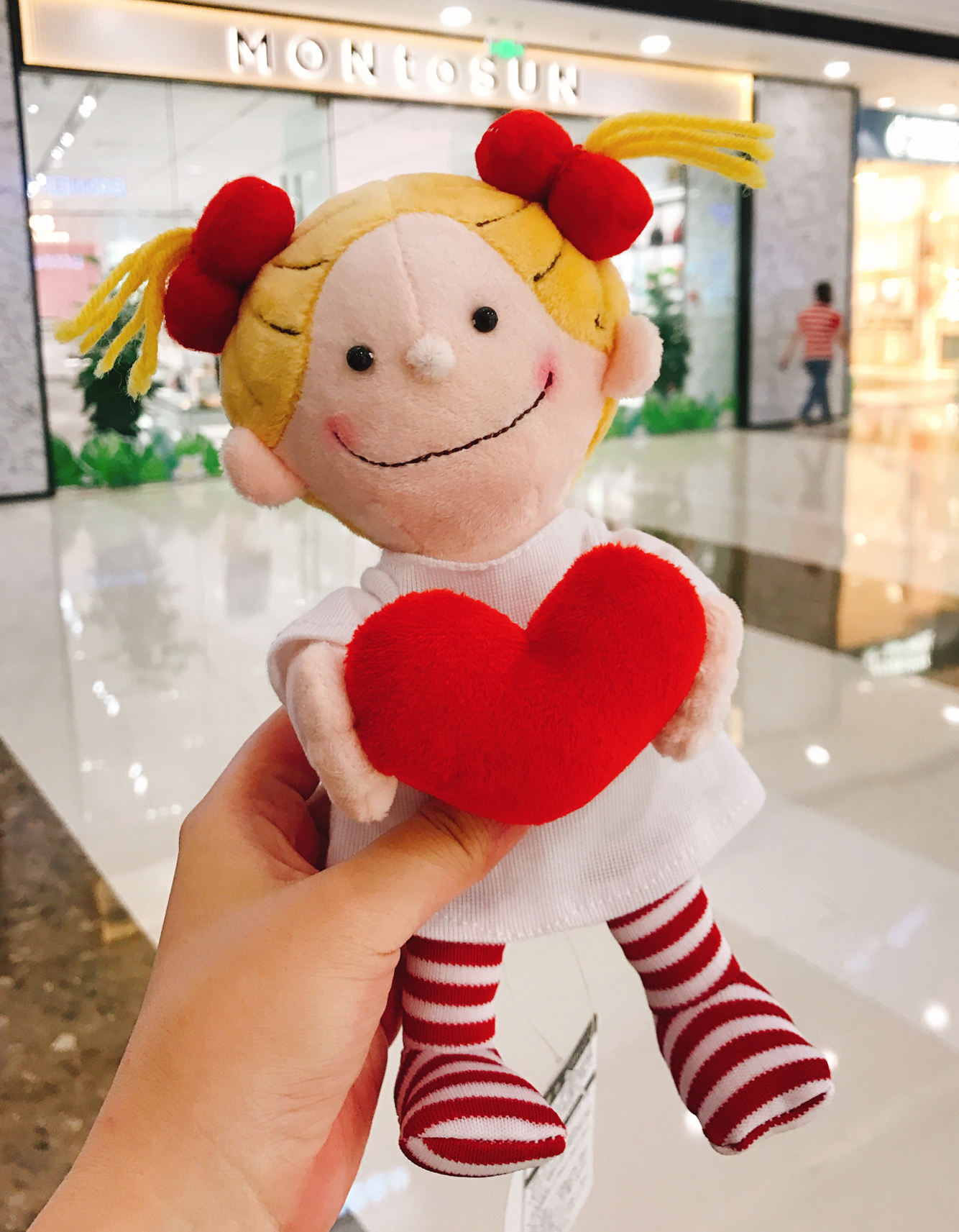 ins外贸coco酱女孩钥匙扣小公仔安抚布娃娃儿童毛绒玩具零钱包