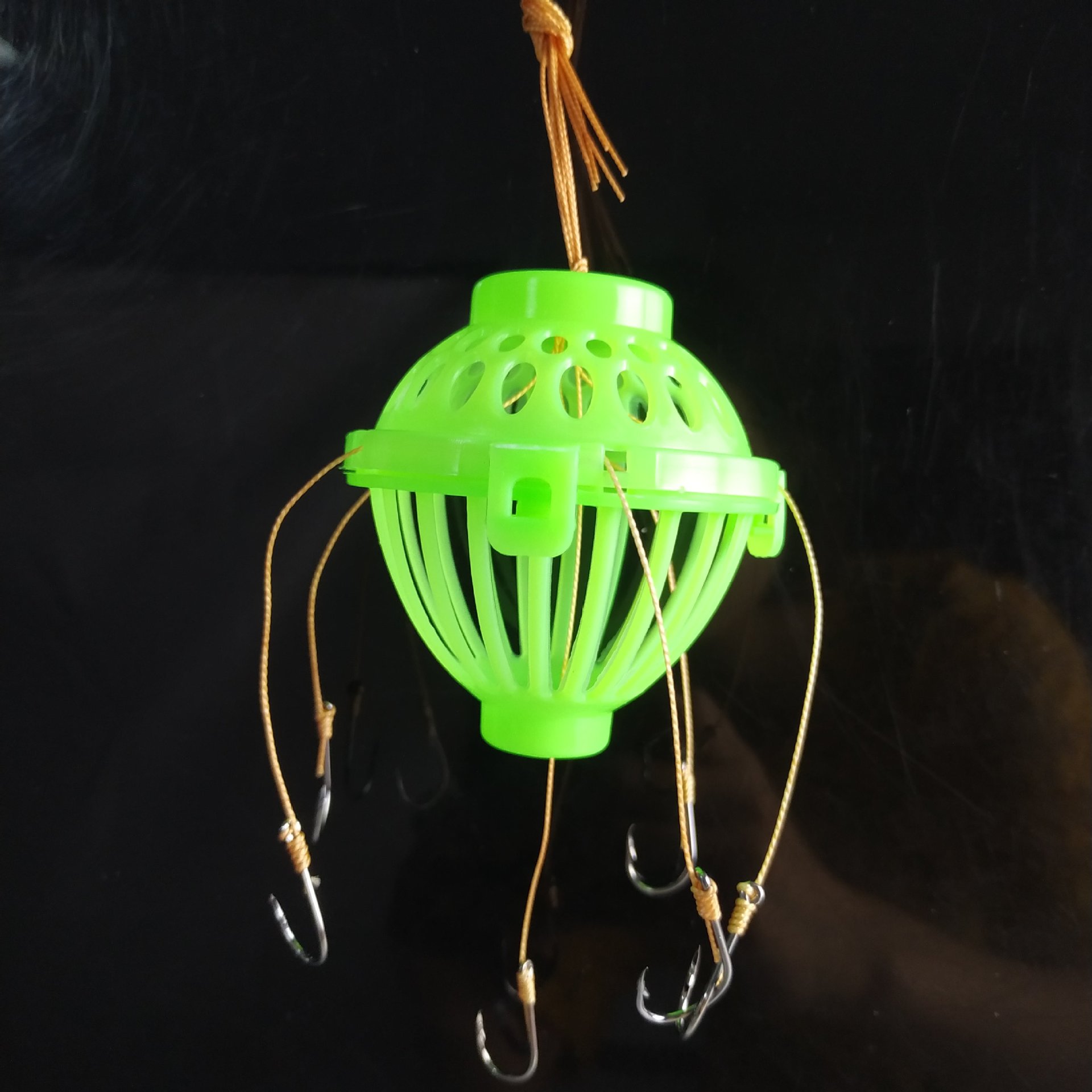 厂家直销鲢鳙水怪钓笼 鱼猎手钓笼 水怪水雷钓笼饵笼渔具量大从优