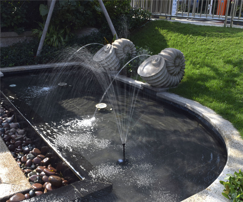 dc12v24v抽水泵水池假山直流喷泉diy太阳能水泵景观喷泉潜水泵