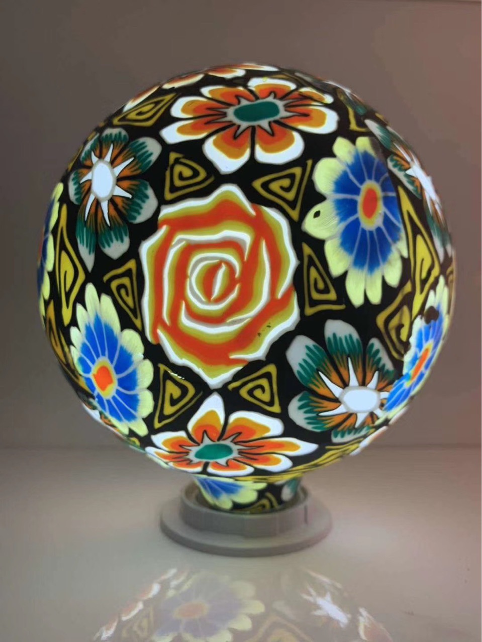 g125 led彩绘玻璃球泡 led灯丝灯泡 恒流宽压家居酒店装饰灯泡