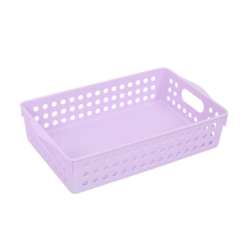 3045 Office Plastic Storage Basket Desktop Storage Basket Bathroom Storage Box Kitchen Sundries Organizing Basket