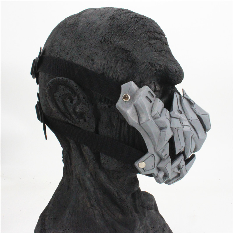 机械面具cosplay日本作家仓戸みと二次元万圣节道具 机械鸟嘴面具