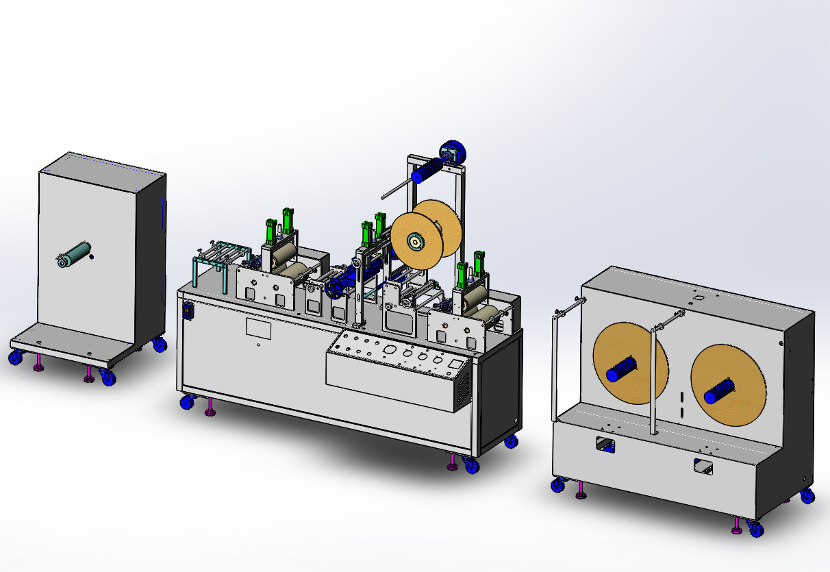魔术贴背胶机分条机背胶粘扣带机魔术贴上胶涂胶机设备厂家直供