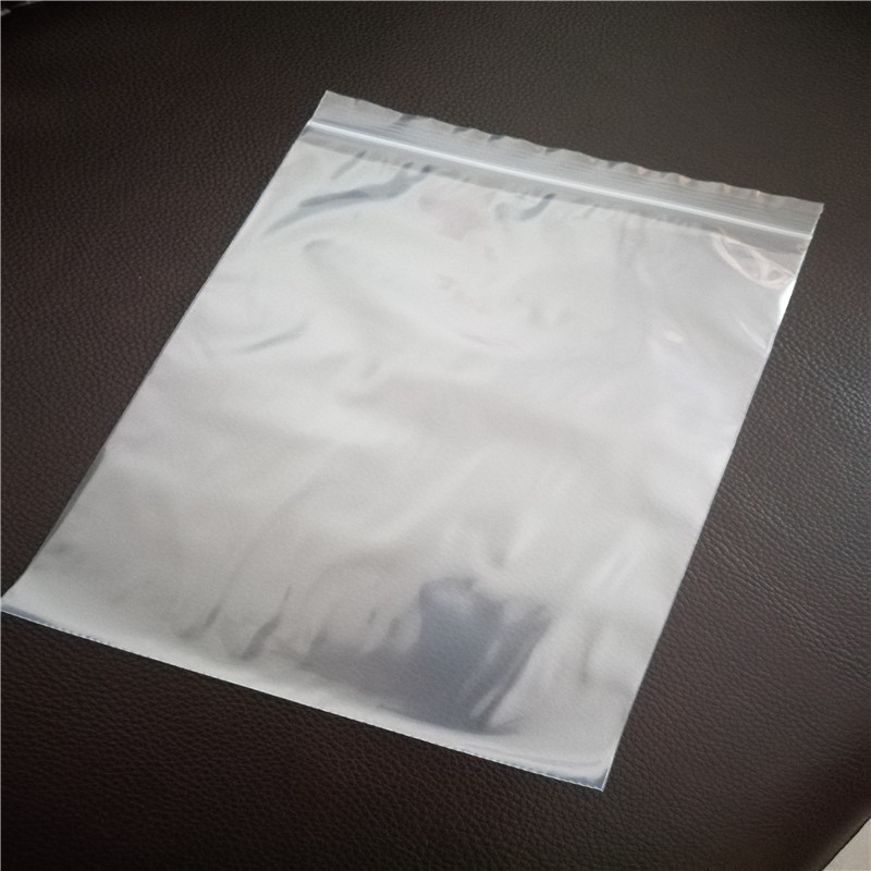 供应ldpe骨口包装袋低密度聚乙烯自封胶袋红边pe薄膜环保锁口袋