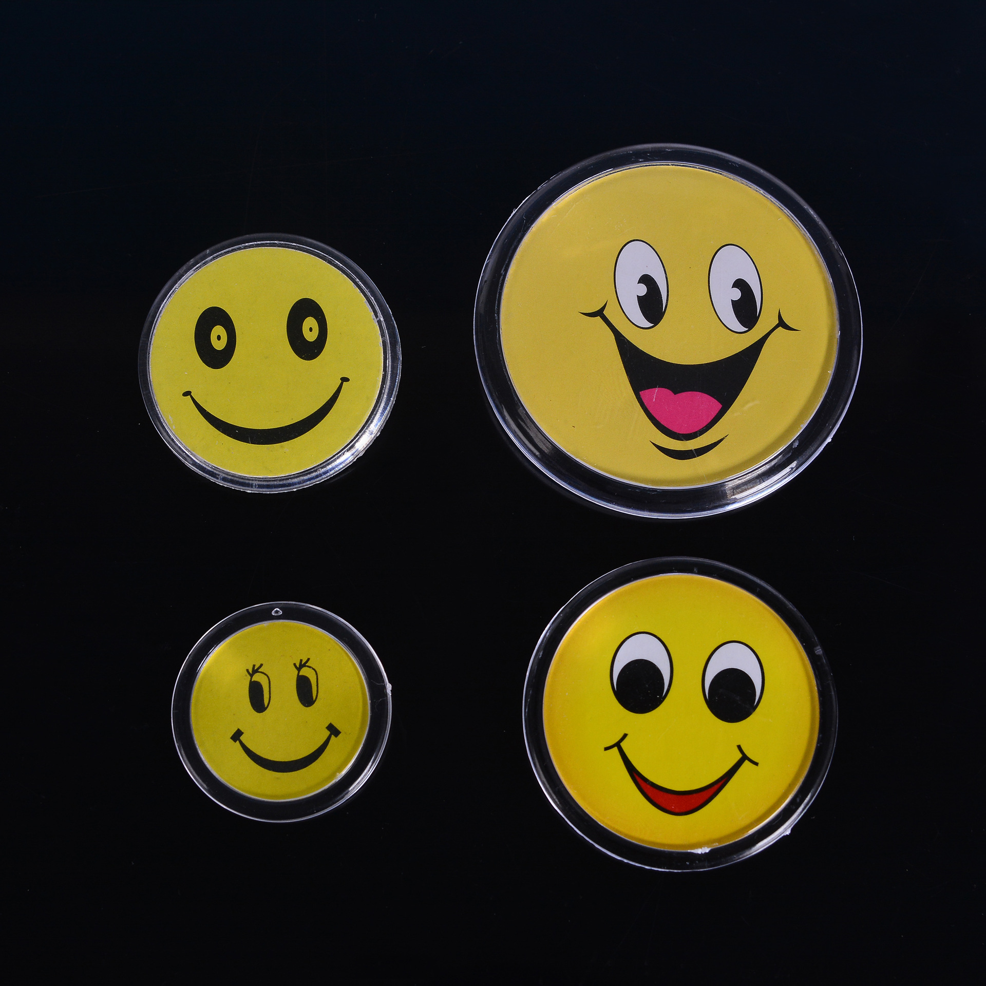 亚克力高级形象卡别针笑脸工号牌胸卡设计工作牌厂牌优质证件卡