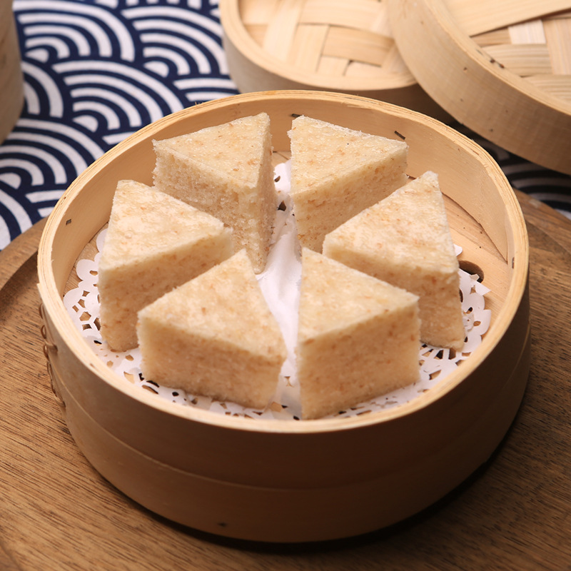 广式早茶儿童早餐粗粮燕麦糕软糕松糕发糕蒸糕速冻糕点220g一包