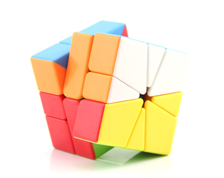 泛新sq1魔方彩色 异形扇形魔方顺滑弹簧益智儿童成人玩具批发