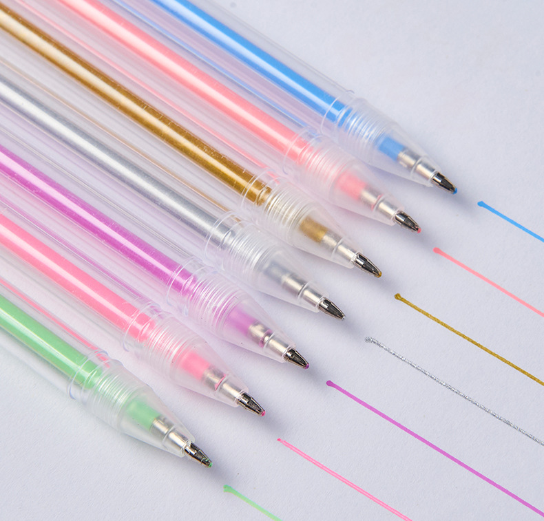 手绘彩色高光笔手帐绘画白色素描提亮漫画水彩金色画画勾线笔