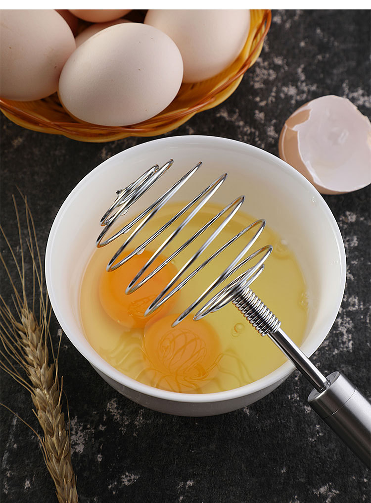 创意不锈钢手动打蛋器家用厨房奶油和面手持鸡蛋搅拌棒手摇搅蛋器