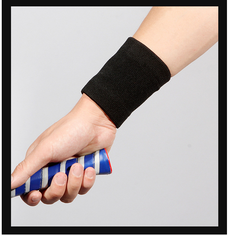 厂家定制 尼龙加压透气性运动腕 专业网球缠绕护腕
