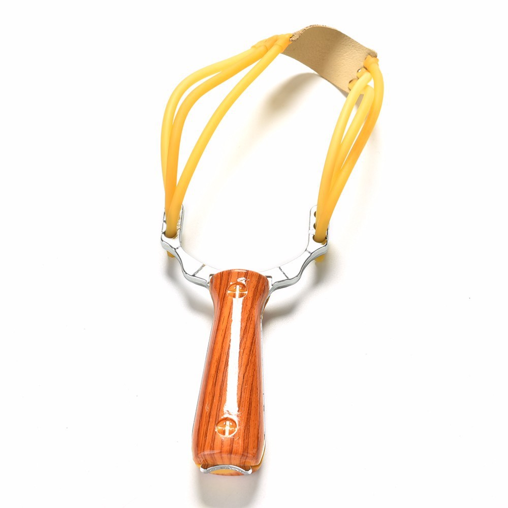 木纹迷彩野狼弹弓 三卡皮筋射击捕鱼卡球弹弓 跨境一件代发