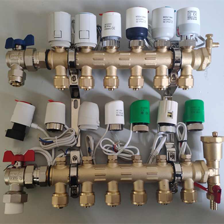 电热执行器ac220v地暖水暖集分水器电动装置自控阀门常开型常闭型