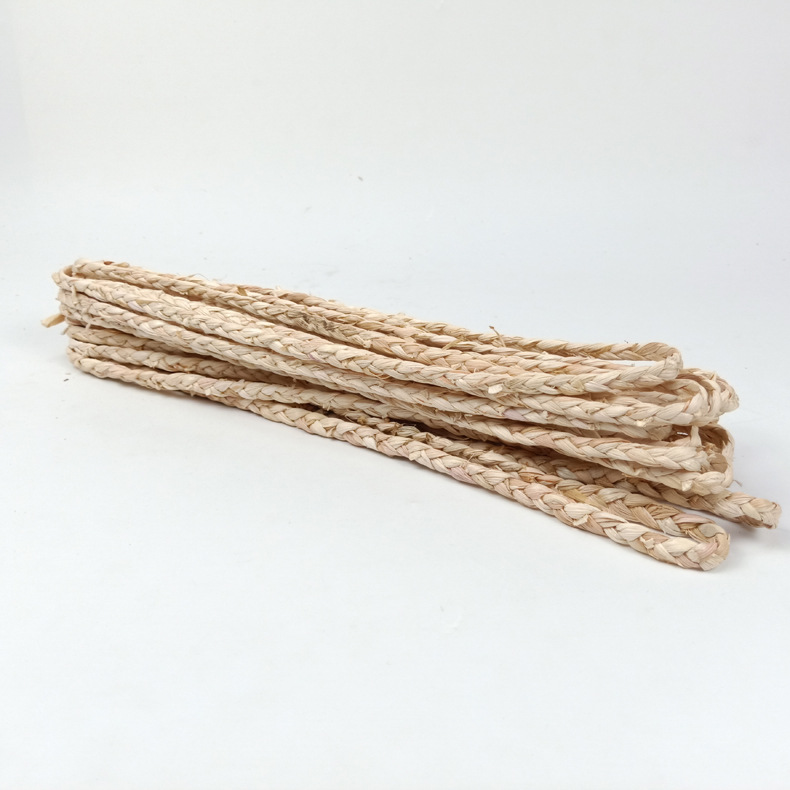 玉米皮辫1cm 玉米皮三股辫 三股辫 草辫 玉米皮编织 手工辫