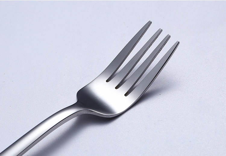 304不锈钢加厚韩国长柄小叉子西餐主餐叉甜品沙拉蛋糕叉水果叉