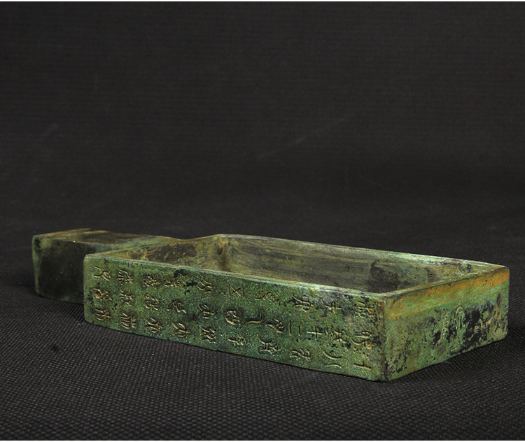 仿古青铜器商鞅方升古量器度量衡文玩古摆件定制婚庆影视道具厂家