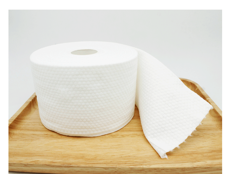 洗脸巾一次性纯棉柔巾卷150g裸卷 珍珠纹洁面巾化妆卸妆棉oem定制