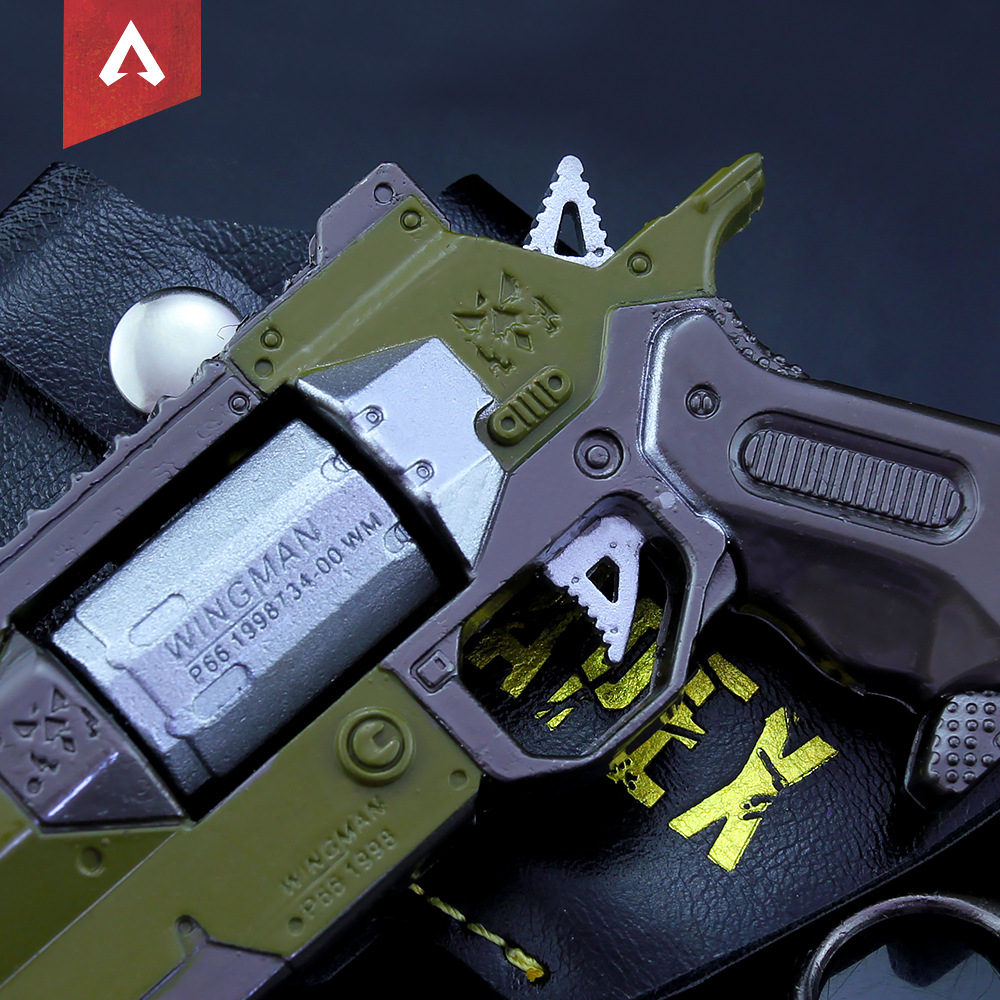 apex英雄游戏周边 班加罗尔辅助手枪 匙扣挂件模型 金属工艺品