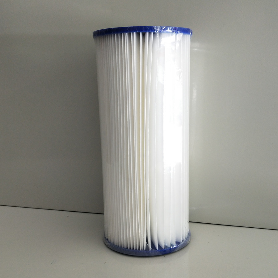 10英寸20英寸大胖pe纸折叠滤芯昆山工业水泳池水芯大流量水过滤芯