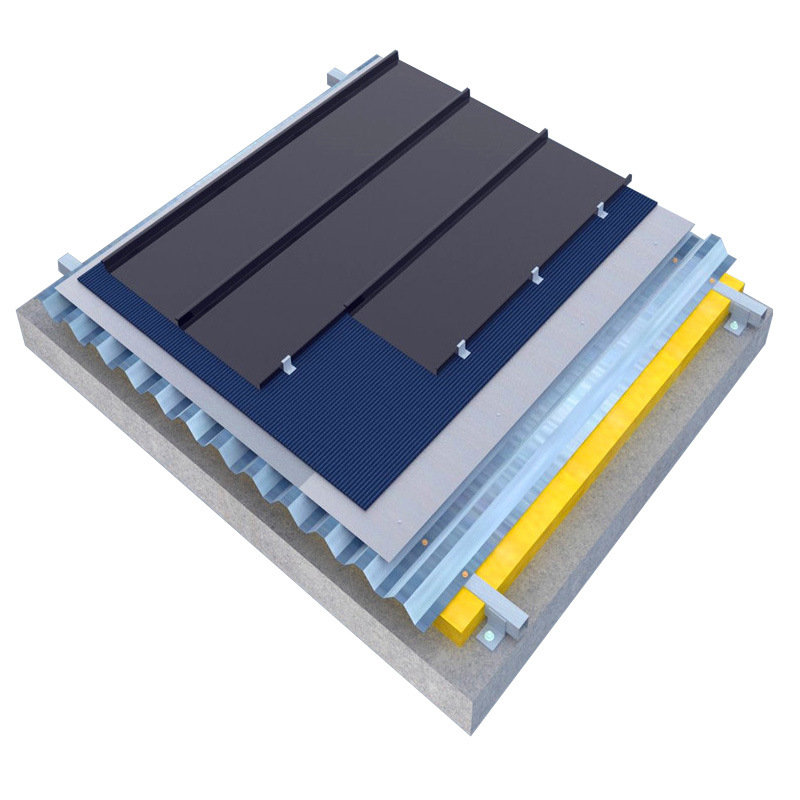 度假村住宅25430矮立边金属屋面集成系统铝合金屋面板铝镁锰板