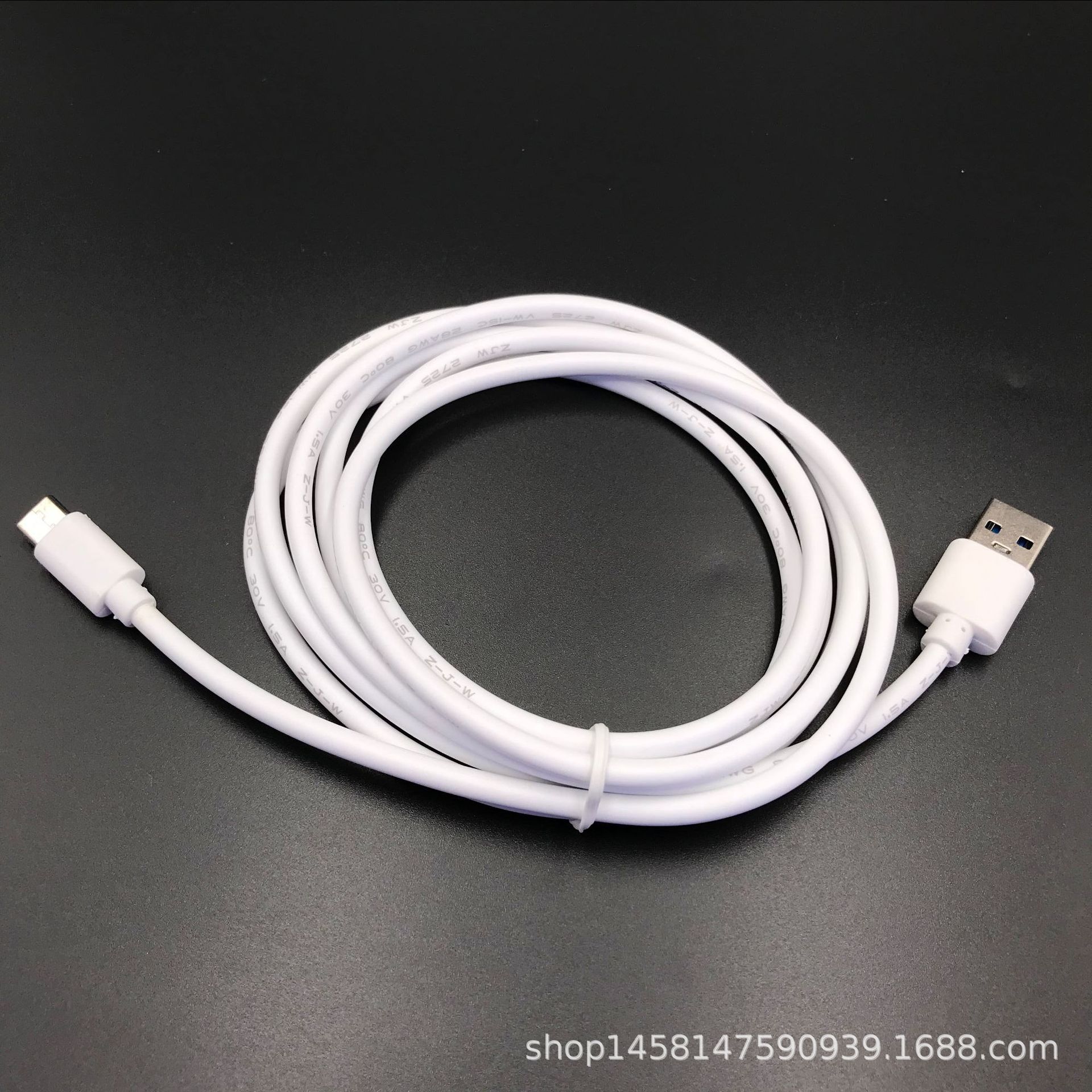 热销1米2米3米圆注塑手机数据线适用于安卓 ios type-c各手机通用