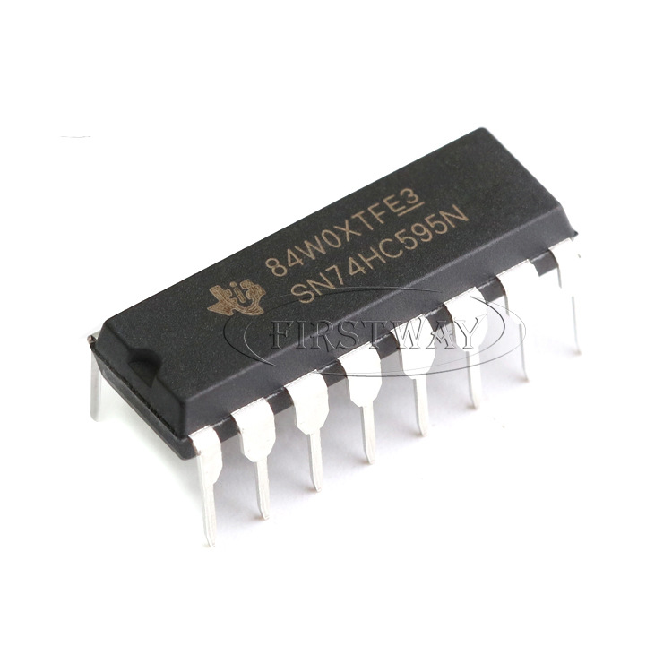 全新原装 8位 寄存器 sn74hc595n 锁存器 74hc595n 直插dip16