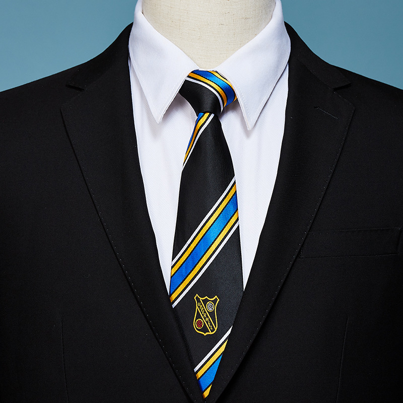 男衬衫领带正装商务直带职业黑色结婚学生韩版新郎条纹休闲领带