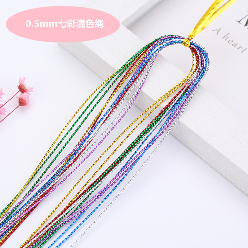 Children Hair Braiding Color Rope Braided Hair Rope Colorful Self-Produced and Self-Sold Spot Stable Dreadlocks Hair Accessories Colorful Ribbon Rope