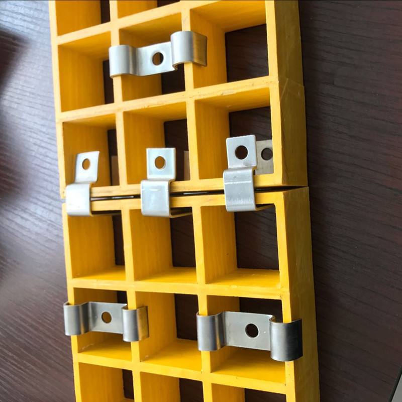 玻璃钢格栅安装配件夹具连接紧固件扣件不锈钢固定卡子c型m型l型