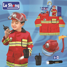 儿童消防服装 节日表演演出服饰 儿童角色扮演道具 COSPLAY