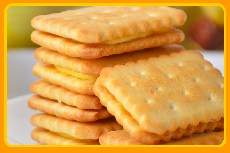 热销 康师傅甜酥夹心饼干清新柠檬味80g办公室休闲零食小吃批发