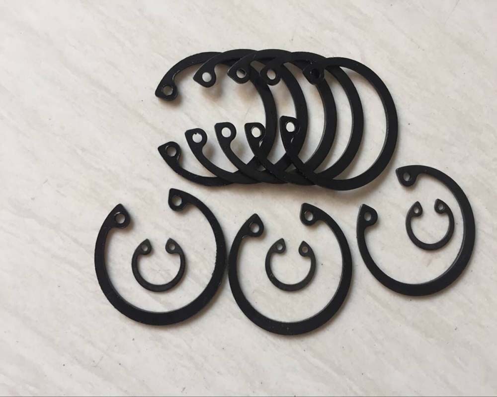 孔用弹性挡圈65锰发黑孔用卡簧a型孔用弹性挡圈内卡挡圈Φ8-Φ200