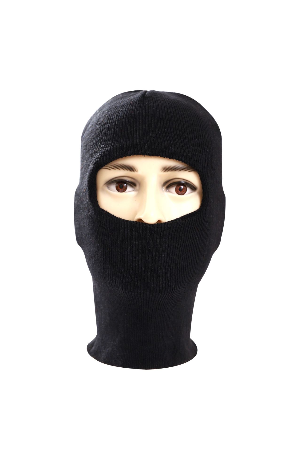 厂家直销男款户外冬季面罩头套男加厚保暖防风cs蒙面帽围脖滑雪帽