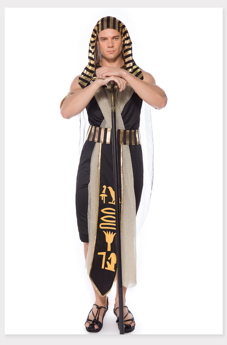 古埃及君主国王 成人男款cosplay法老阿蒙-拉神之子埃及人木乃伊