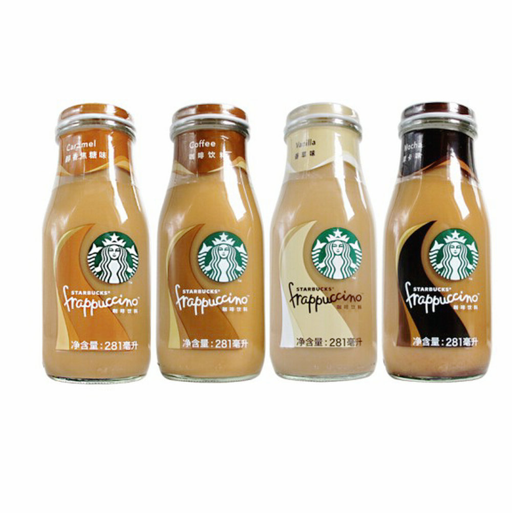 星巴克咖啡星冰乐星倍醇饮料经典原味 摩卡 香草口味281ml*12瓶