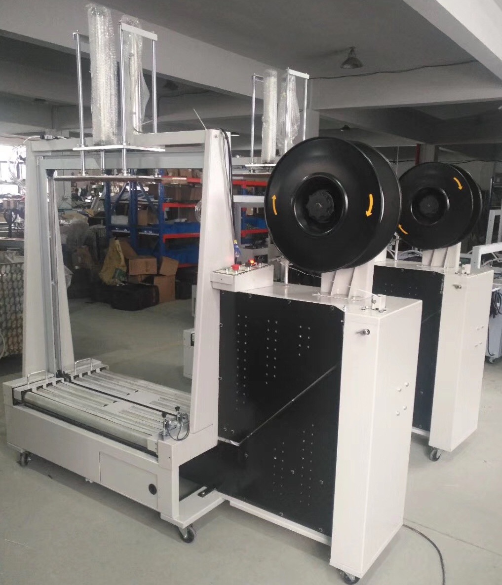 id6a加压打包机塑料篷布打包机自动打包机全自动打包机