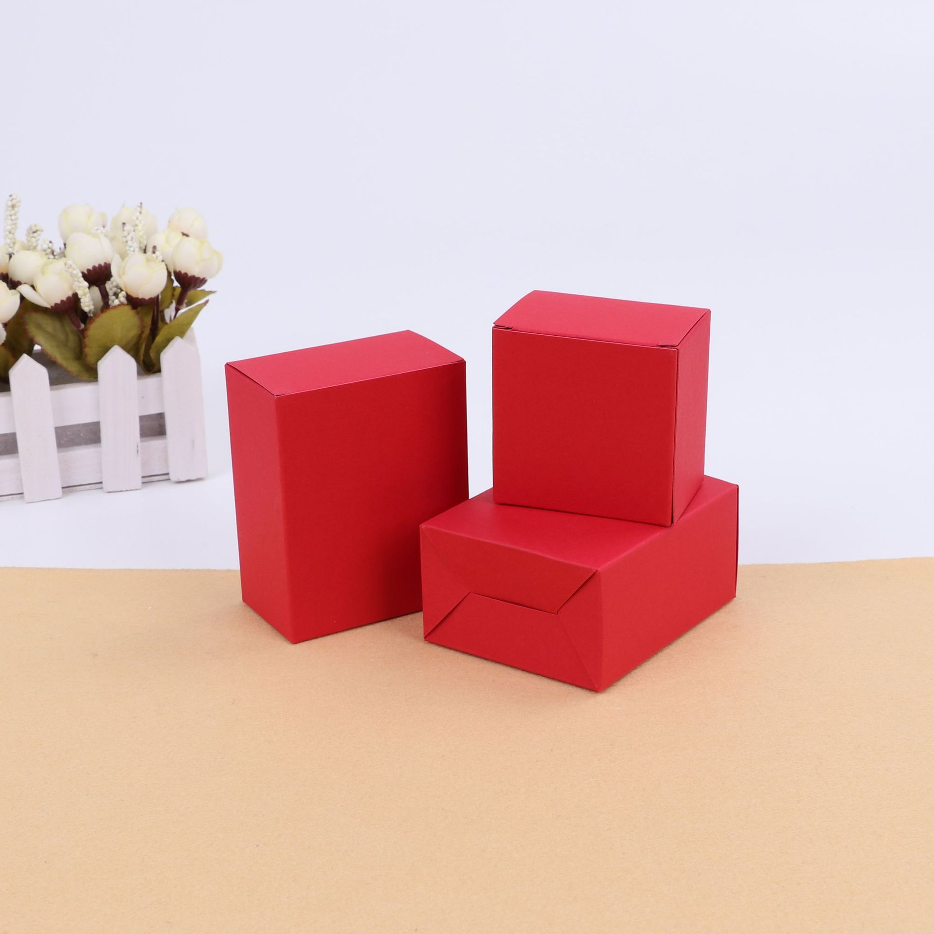 纯色彩纸折叠礼品盒定制 饰品礼物玩具包装盒厂家定做可印logo
