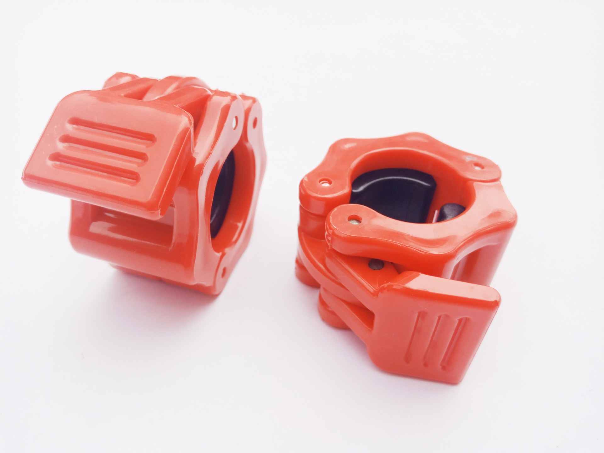 快速杠铃卡扣 奥杆 哑铃杆塑料卡扣安全锁卡簧卡套卡夹25mm 卡头