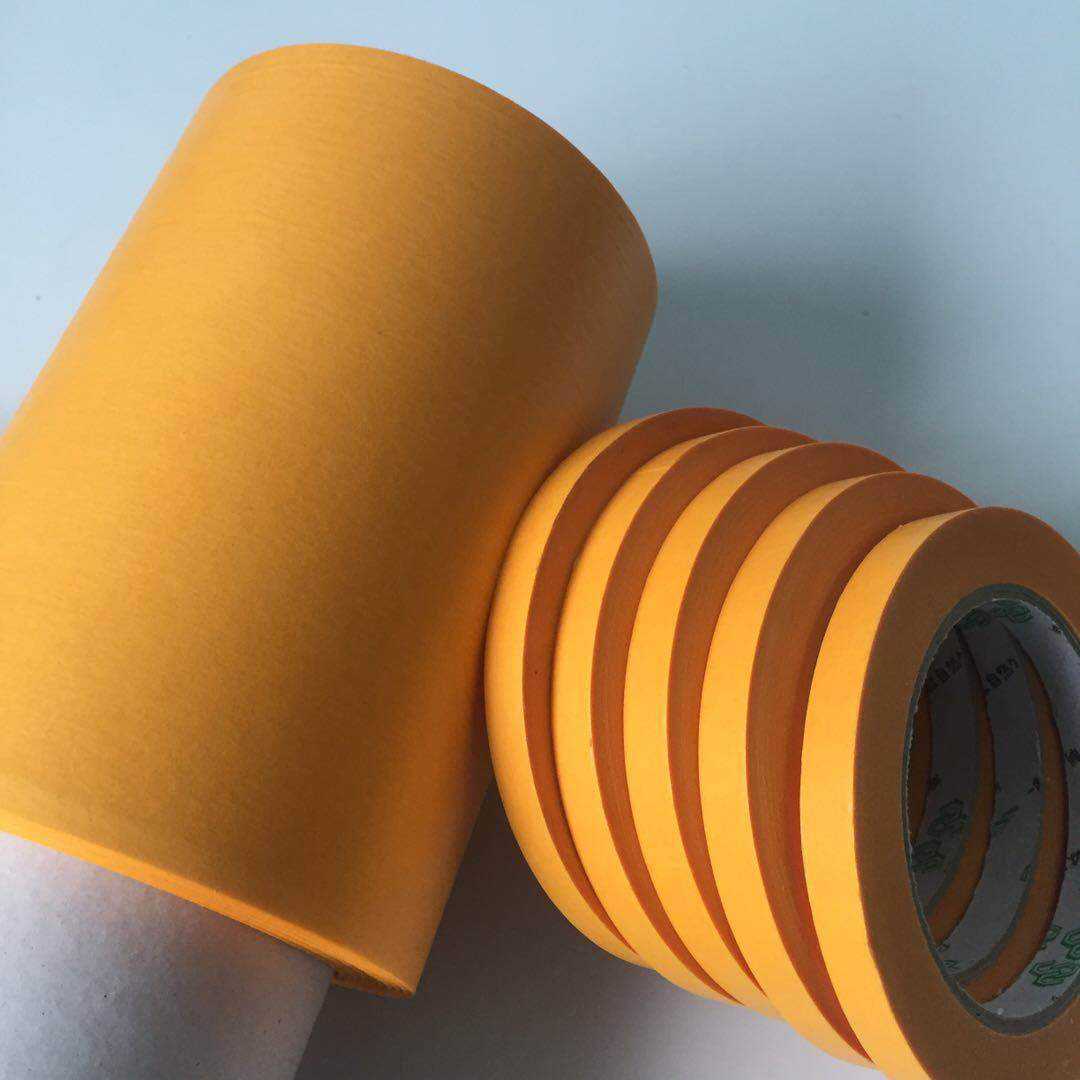 黄色和纸 黄色美纹纸 替代244 高粘性汽车遮蔽纸 可书写 有现货