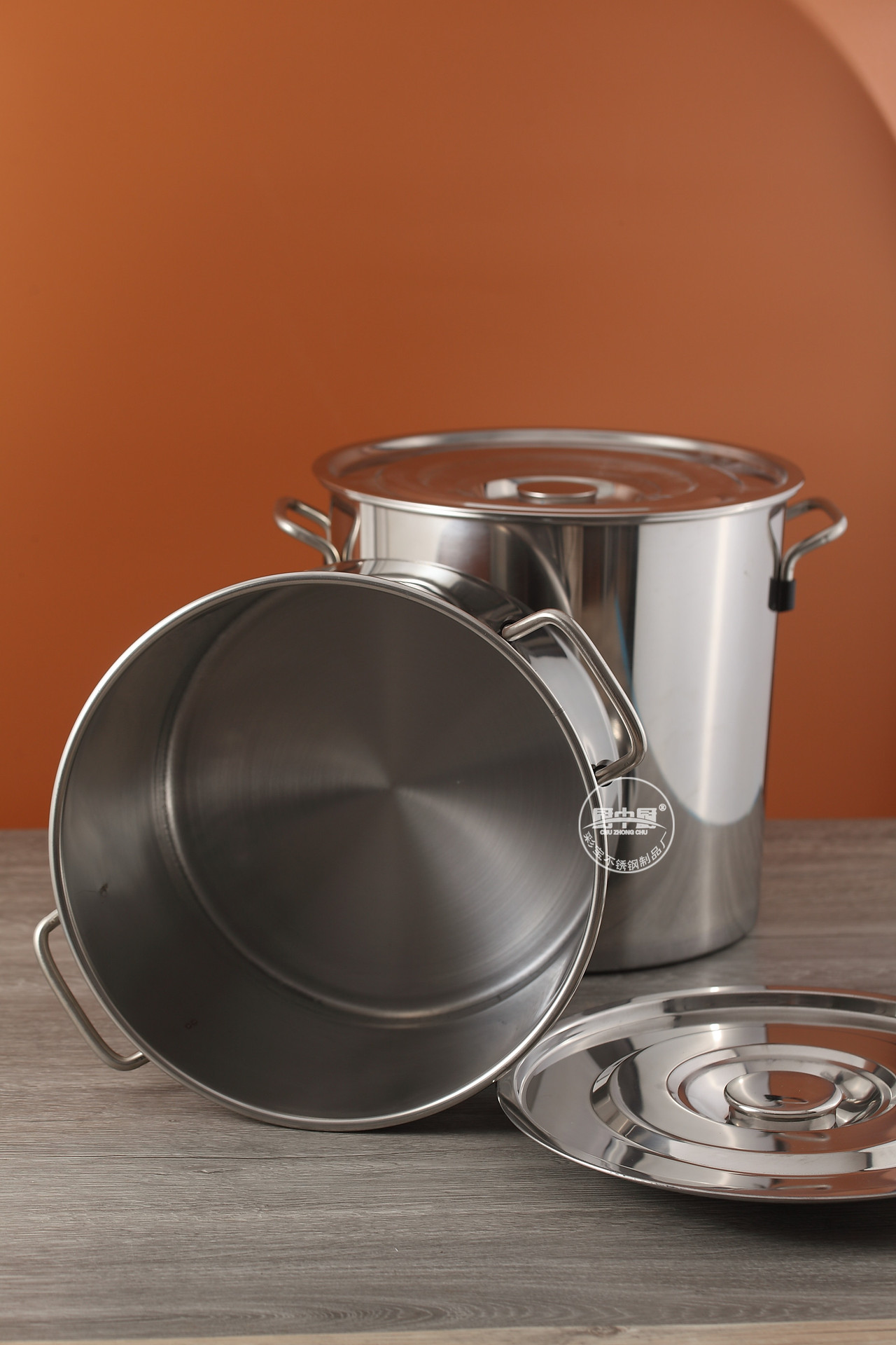 无磁加厚304不锈钢桶汤桶多用桶汤锅带盖酒店饭店食堂电磁炉商用