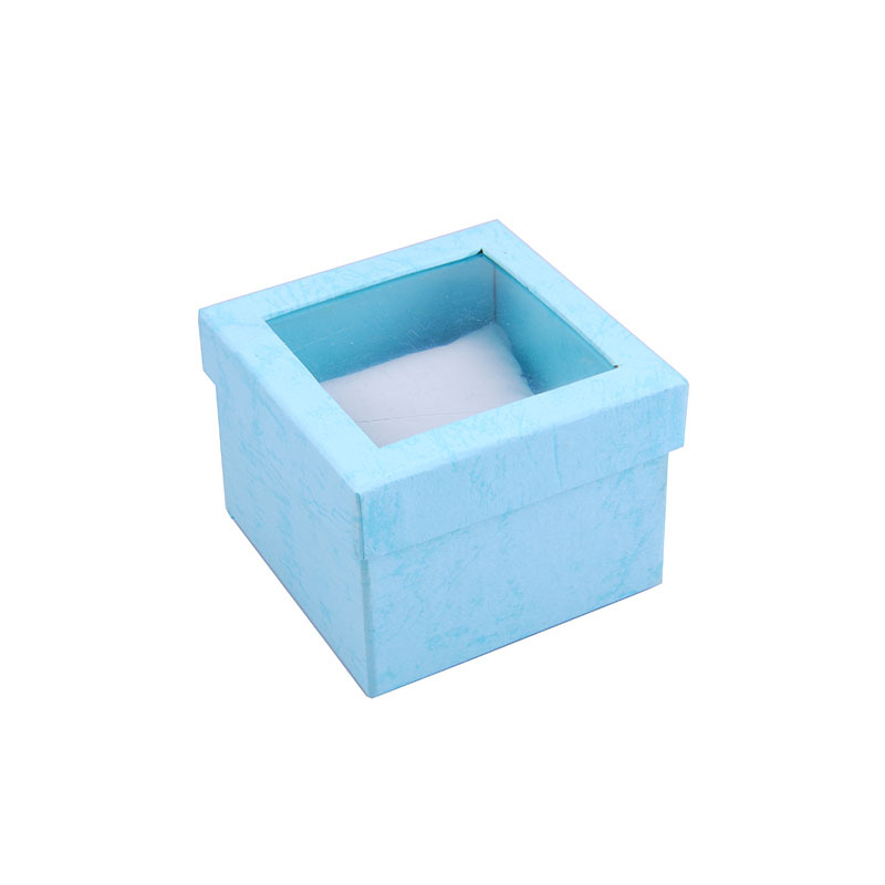 Jewelry Box Lid Window Watch Box Bracelet Jewelry Box High Quality Hansong Paper Jewelry Box