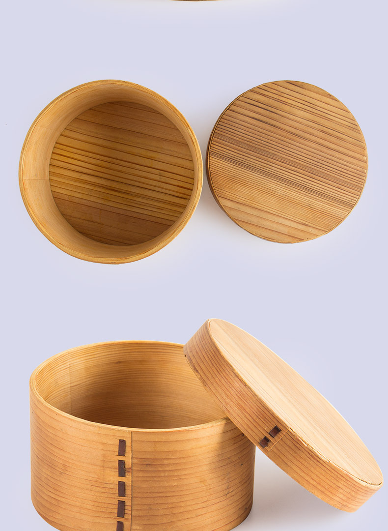 单层日式木质饭盒实木便当盒西式餐厅寿司盒非一次性饭盒批发刻字