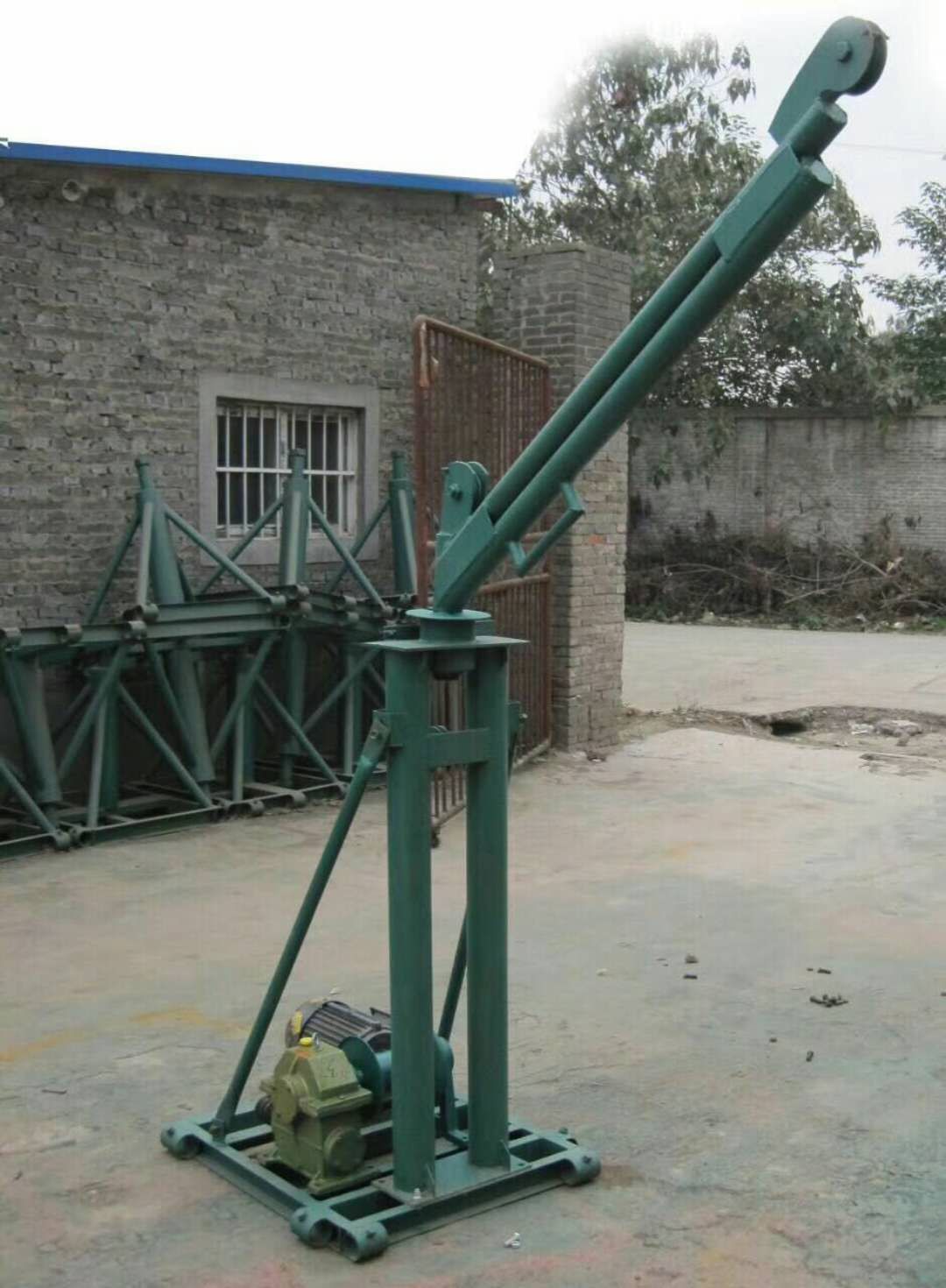 厂家热销家庭小型建筑装修220v 建筑扒杆吊 材料提升扒杆小吊机