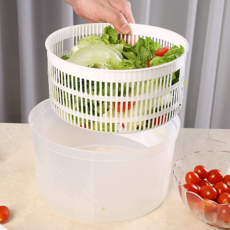 Factory Direct Supply Vegetables Salad Spinner Household Large Capacity Dehydrater Fruit Salad Dehydrator Kitchen Tools