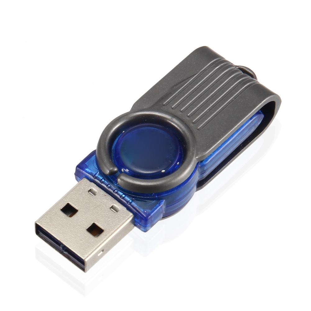 elnino 读卡器 旋转tf读卡器 usb2.0 高速读卡器