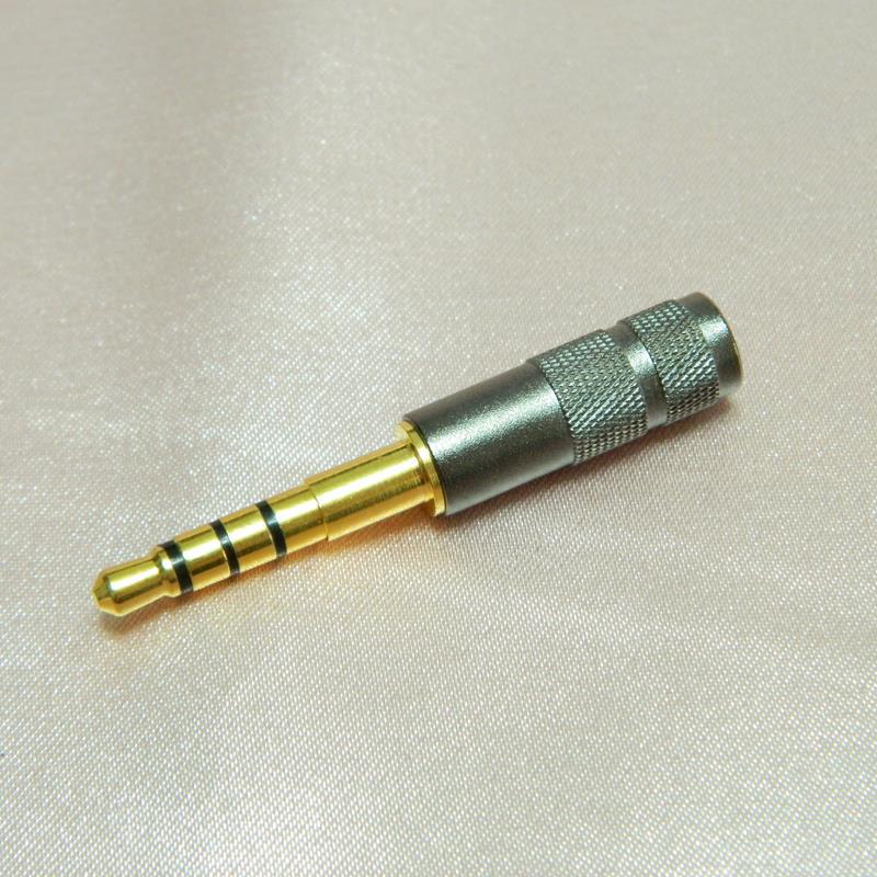 原装正品allen 天龙mm400平衡耳机插头3.5四级加长凸台阶平衡插针