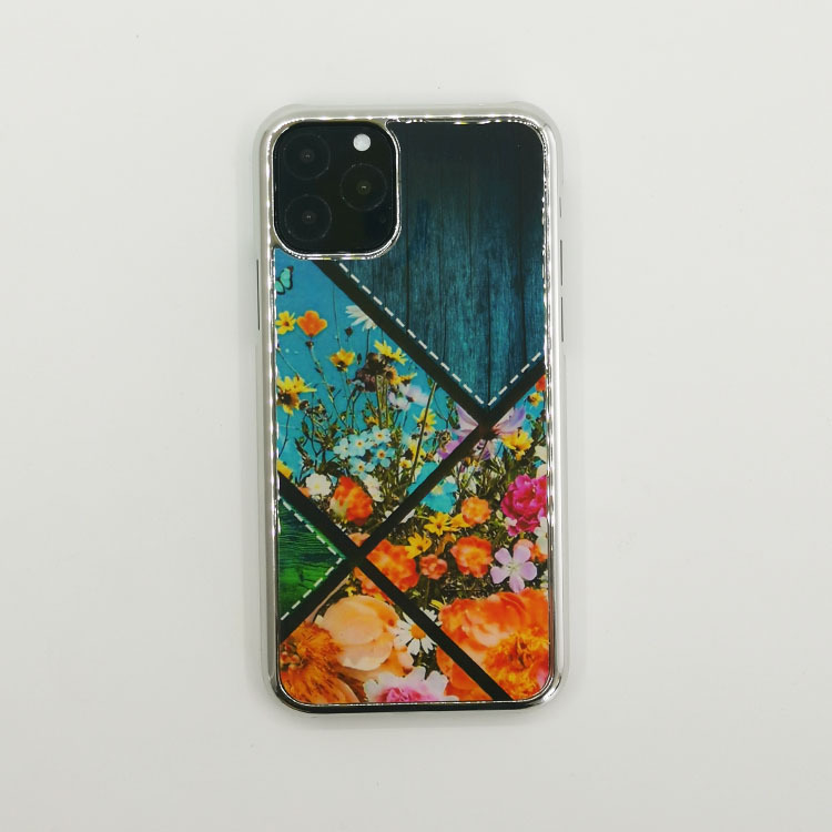 日韩风diy定制滴胶手机壳 电镀pc潮女款防滑手机套图案款式低价格